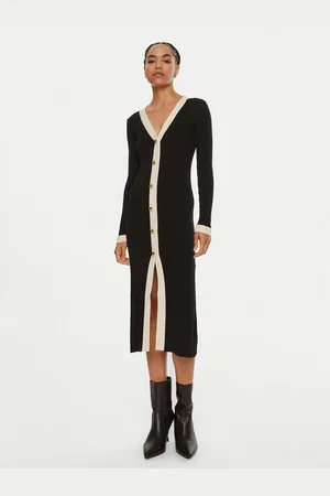 LUISA SPAGNOLI Sukienka dzianinowa Microfilm 58384 Slim Fit