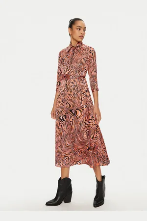 Pinko Sukienka koszulowa 102834 A1KD Regular Fit