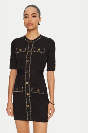 Elisabetta Franchi Sukienka dzianinowa AM-92B-46E2 Regular Fit