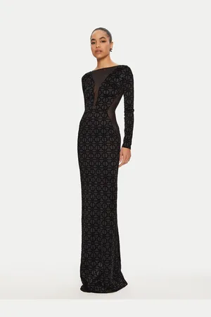 Elisabetta Franchi Sukienka wieczorowa AB-737-47E2 Slim Fit
