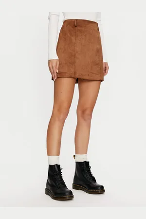 Gina Tricot Spódnica z imitacji skóry 24264 Regular Fit