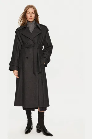 Ivy & Oak Płaszcz wełniany Caroline Ann IO111147 Relaxed Fit