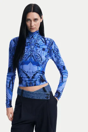 Desigual Bluzka Bfly 24WWTK97 Slim Fit