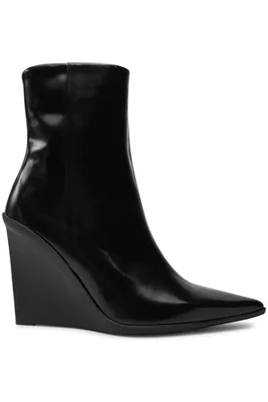 Calvin Klein Botki Wedge Ankle Boot 90 HW0HW02256