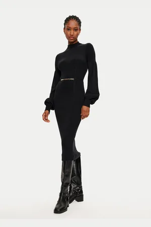Twin-Set Sukienka dzianinowa 242TP3591 Slim Fit