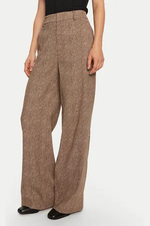 Staud Spodnie palazzo Prince R24F4138 Regular Fit