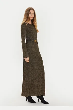 Twin-Set Sukienka dzianinowa 242TT3460 Slim Fit