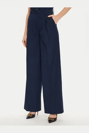 Twin-Set Spodnie materiałowe 242TP2151 Wide Leg