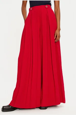 Twin-Set Spodnie palazzo 242TT2172 Wide Leg