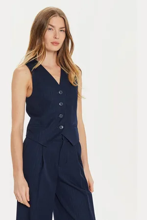 Twin-Set Kamizelka garniturowa 242TP2158 Slim Fit