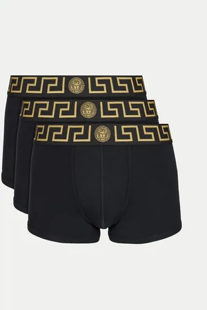 VERSACE Komplet 3 par bokserek AU10326 1A10011