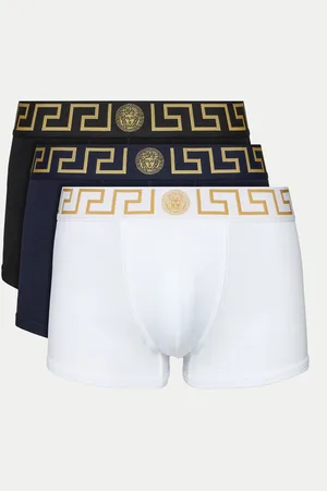 VERSACE Komplet 3 par bokserek AU10326 1A10011