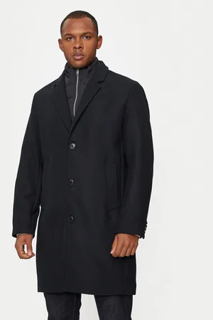Lindbergh Płaszcz wełniany 30-303046 Regular Fit