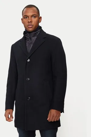Daniel Hechter Płaszcz wełniany 45014 142270 Regular Fit