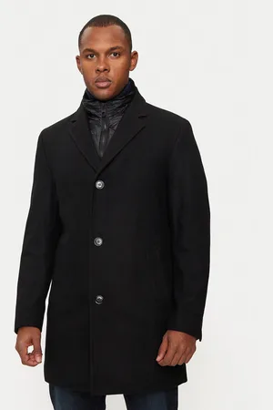 Daniel Hechter Płaszcz wełniany 45014 142270 Regular Fit