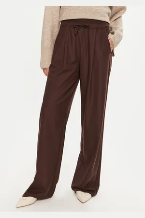 MARELLA Spodnie materiałowe Afona 2423136015 Wide Leg