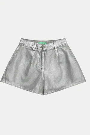 Benetton Szorty materiałowe 48UHC903D Regular Fit