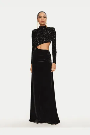 Elisabetta Franchi Sukienka wieczorowa AB-736-47E2-V700 Regular Fit