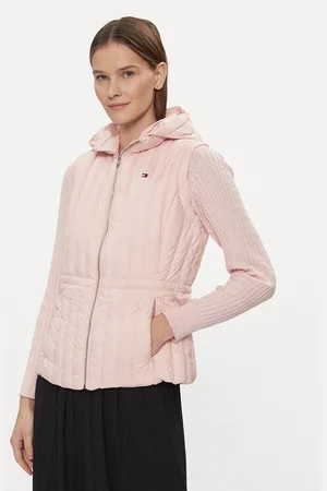 Tommy Hilfiger Bezrękawnik Feminine Lw Down Vest WW0WW40485 Slim Fit