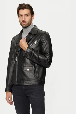 Karl Lagerfeld Kurtka skórzana 555021 544421 Regular Fit