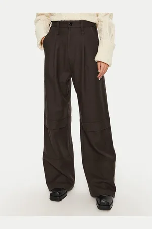 Ami Spodnie materiałowe FTR305.WV0018 Relaxed Fit