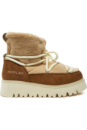 Replay Śniegowce Melrose Hair Lace-Up GWF2H.000.C0014S