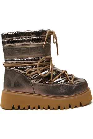 Replay Śniegowce Shiny-Effect Harper United Lace-Up GWF4R.000.C0002T