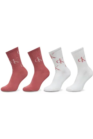 Calvin Klein Zestaw 4 par wysokich skarpet damskich 701229463