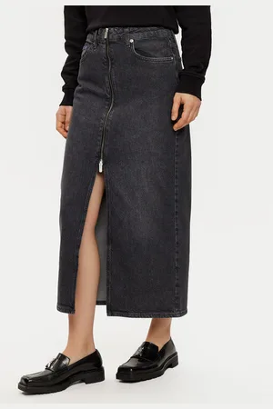 Karl Lagerfeld Spódnica jeansowa A1W12008 Regular Fit
