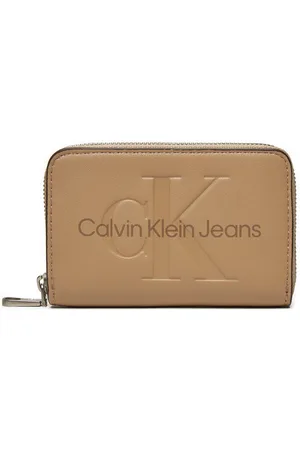Calvin Klein Mały Portfel Damski Zip Around Mono K60K612255