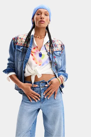 Desigual Kurtka jeansowa Donis 24SWED13 Regular Fit