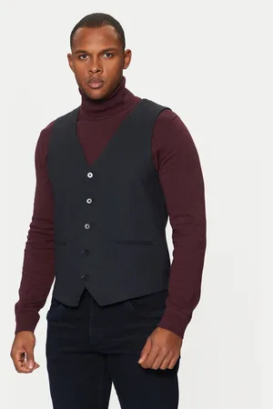 TOM TAILOR Kamizelka garniturowa 1044114 Slim Fit
