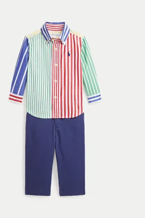 Ralph Lauren Komplet koszula i spodnie materiałowe 320958600001 Regular Fit