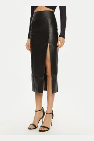Bardot Spódnica z imitacji skóry 58855SB1 Regular Fit