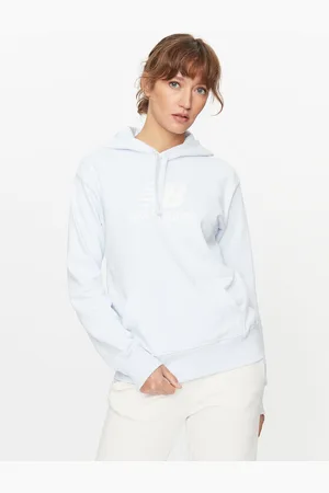 New Balance Bluza Essentials Stacked Logo Hoodie WT31533 Regular Fit