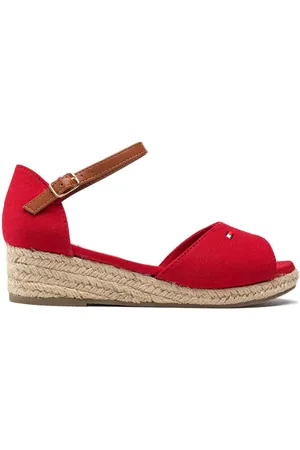 Tommy Hilfiger Espadryle Rope Wedge Sandal T3A7-32185-0048 S