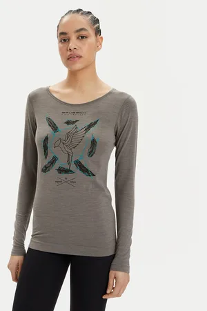 Brubeck Koszulka techniczna LS1415W Slim Fit
