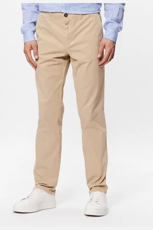 Benetton Spodnie materiałowe 4DKH55I18 Slim Fit