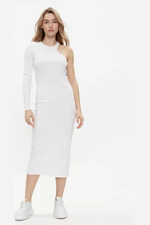 Replay Sukienka dzianinowa W9074.000.23587 Slim Fit