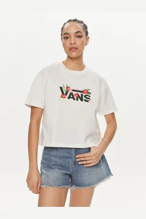 Vans T-Shirt Fleurs Os Crop Ss VN000JG7 Regular Fit