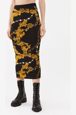 VERSACE Spódnica ołówkowa 75HAE8A6 Slim Fit
