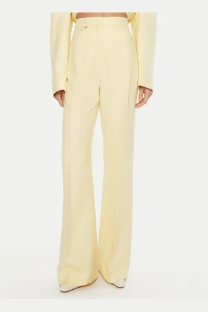 Jacquemus Spodnie materiałowe 24E241PA003 Regular Fit