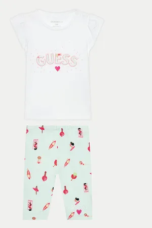Guess Komplet bluzka i legginsy A4GG06 K6YW3 Regular Fit