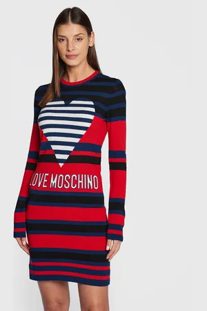 Moschino Sukienka dzianinowa WSE2010X 1148 Slim Fit