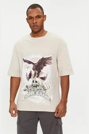 JACK & JONES T-Shirt Rush Skull 12216298 Relaxed Fit