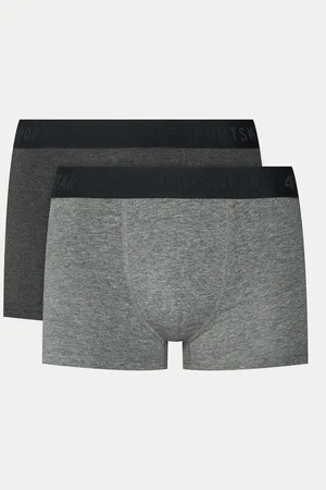 4F Komplet 2 par bokserek AW23UBXSM027 Slim Fit