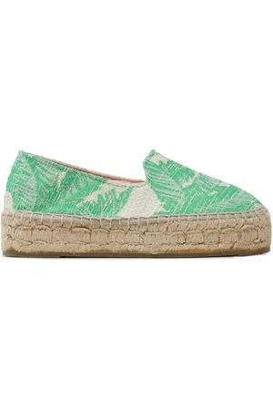 MANEBI Espadryle Cotton Jaquard Double Sole Espadrilles G 4.8 D0