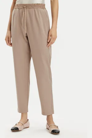 MARELLA Spodnie materiałowe Toast 2413131065 Regular Fit