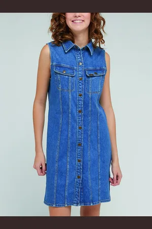 Lee Sukienka jeansowa L51QHKB12 112330461 Regular Fit