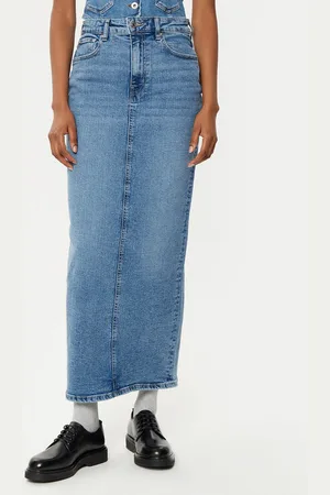 Gina Tricot Spódnica jeansowa 24062 Regular Fit